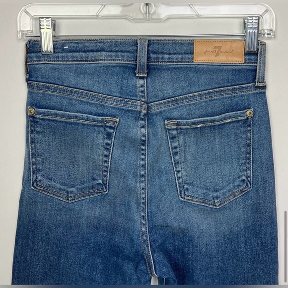 7 for All Mankind Luxe High Waist slim kick ankle jeans - Size: 25 - Picture 9 of 15